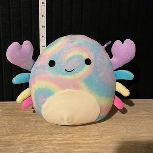 Squishmallows Pastel Rainbow Plush with Heart Antennae